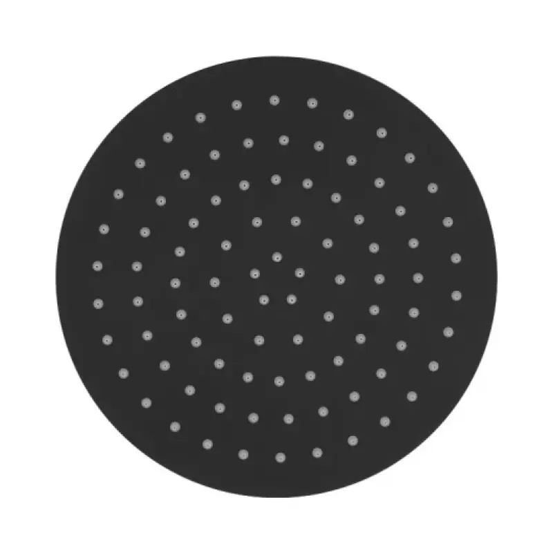 SB Rubinetterie Deževna prha Eco Air varčna glava prhe 25 cm kovina mat črna 1208946742