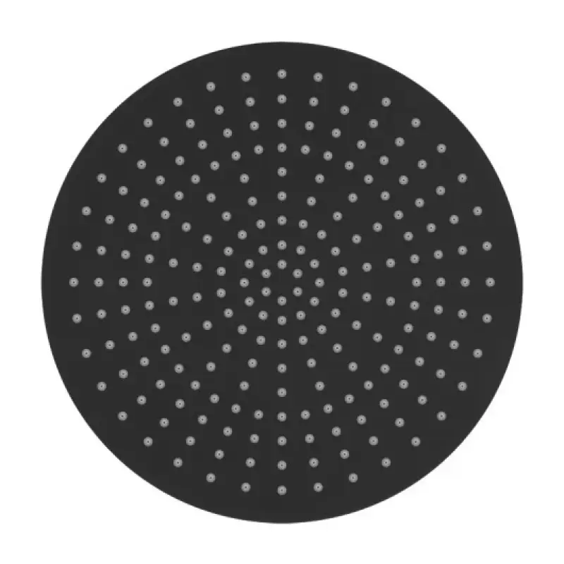 SB Rubinetterie Deževna prha Eco Air vodovarčna glavna prha 30 cm kovina mat črna 1208946745