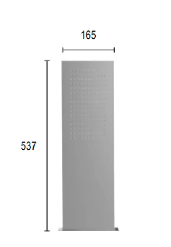 SB Square 316 Deževna prha z zidno povezavo, glava prhe popolnoma iz nerjavnega jekla 1208946748