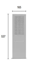 SB Square 316 Deževna prha z zidno povezavo in slap prho, popolnoma iz nerjavečega jekla 1208946755