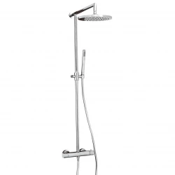 DEMM Shower tuš kombinacija termostat z deževnim tušem krom 1208946967