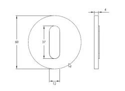 Waterevolution Flow inbouw wastafelkraan met infraroodsensor op batterijen chroom T118EB01