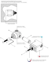 Waterevolution Flow inbouw douchethermostaat met 1 omstelkraan geborsteld meden