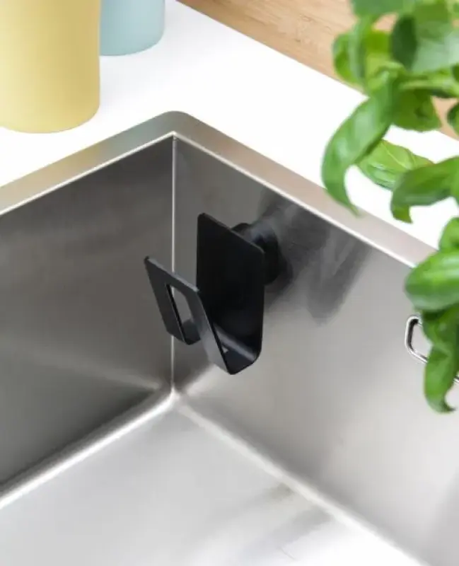 Magisso magnetni večnamenski nosilec za umivalnik, črn, 30203011