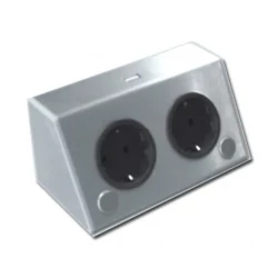 Stekkerdoos met 2 geaarde stopcontacten en USB-oplader ST3900/A