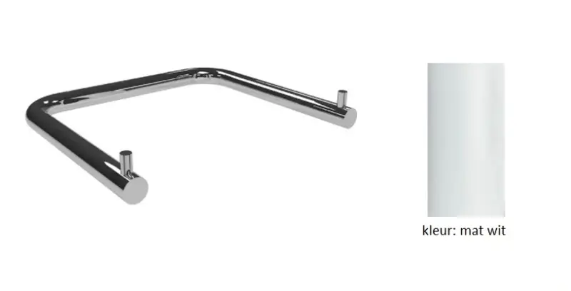 Waterevolution Flow Dubbele wc-toiletrolhouder mat wit A131BRV2