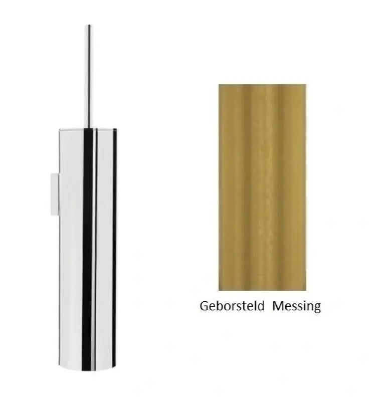 Waterevolution Deep toaletna ščetka set stenska brušena medenina