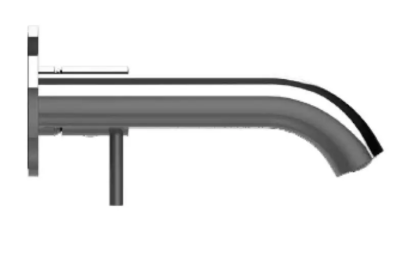 SB Round vgradna umivalniška armatura brušeni baker PVD 102mm