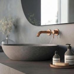 SB Round 316 vgradna armatura za umivalnik, brušeni baker PVD, 102mm