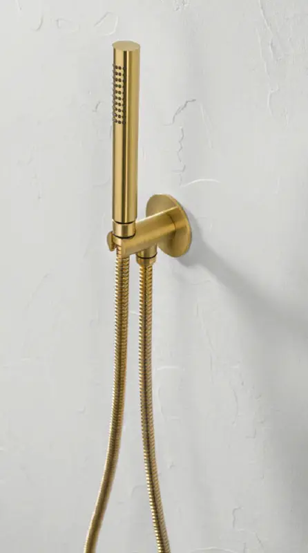 SB Rubinetterie 316 ročni pršni set s cevjo in obešanko brušena medenina PVD 1208953547