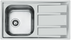 Foster Marine RVS 316 obrnljivo korito z odcejevalnim delom 86x50cm vgradnja 1208953725
