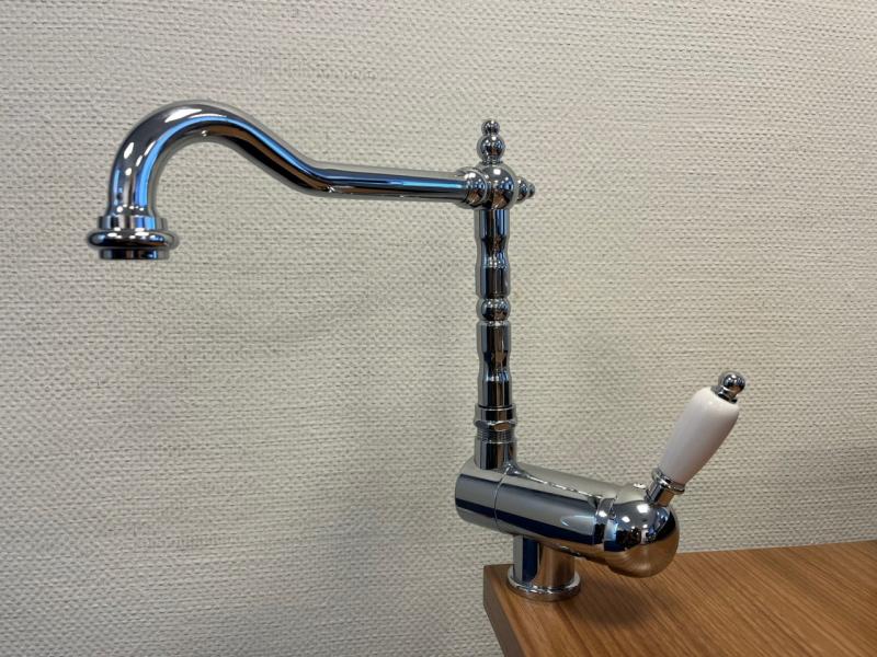 PB Vintage Nostalgische kuhinjska pipa zložljiva kromirana pipa za okno 1208953755