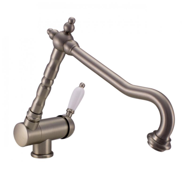 PB Vintage nostalgična kuhinjska pipa, zložljiva pipa za okno iz nerjavečega jekla 1208953757