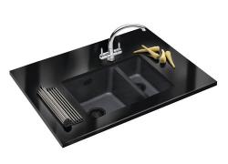 Franke Black plastično črno pomivalno korito 34x41cm podgradnja 1208953776