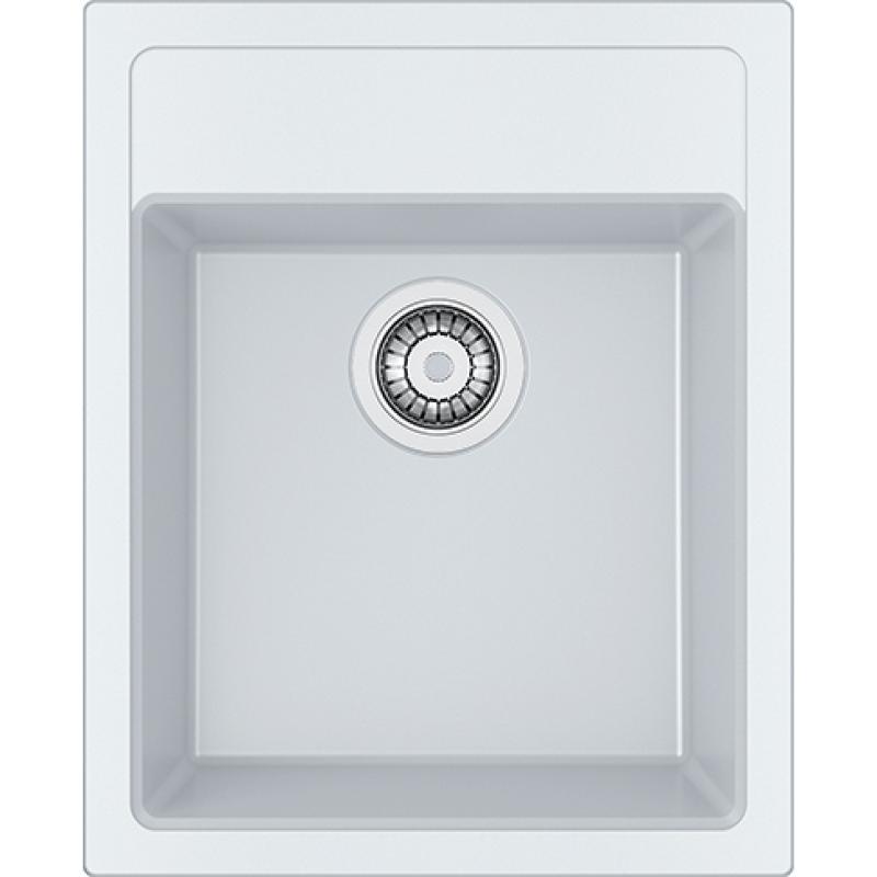 Franke Sirius 2 S2D 610.40 umetni bel umivalnik 43x53cm nadgradnja z luknjo za pipo 114.0568.054