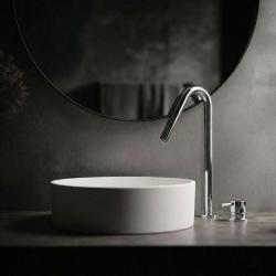 Waterevolution Flow 2-luknjasta umivalniška pipa kromirana z visokim V 120mm izlivom T1122V01