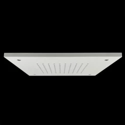 SB Rubinetterie mat bela corian solid surface vgradna kvadratna deževna prha stropna pršna glava 30 cm 1208954082