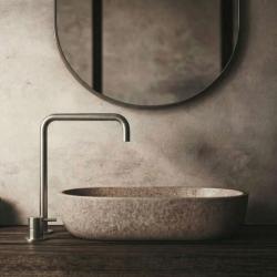 Waterevolution Flow 2-luken umivalnikova pipa visoki izliv 222 nerjaveče jeklo T122HIE