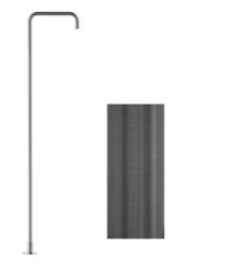 Waterevolution Flow samostojna armatura za umivalnik izliv PVD Gun Metal T1676GME