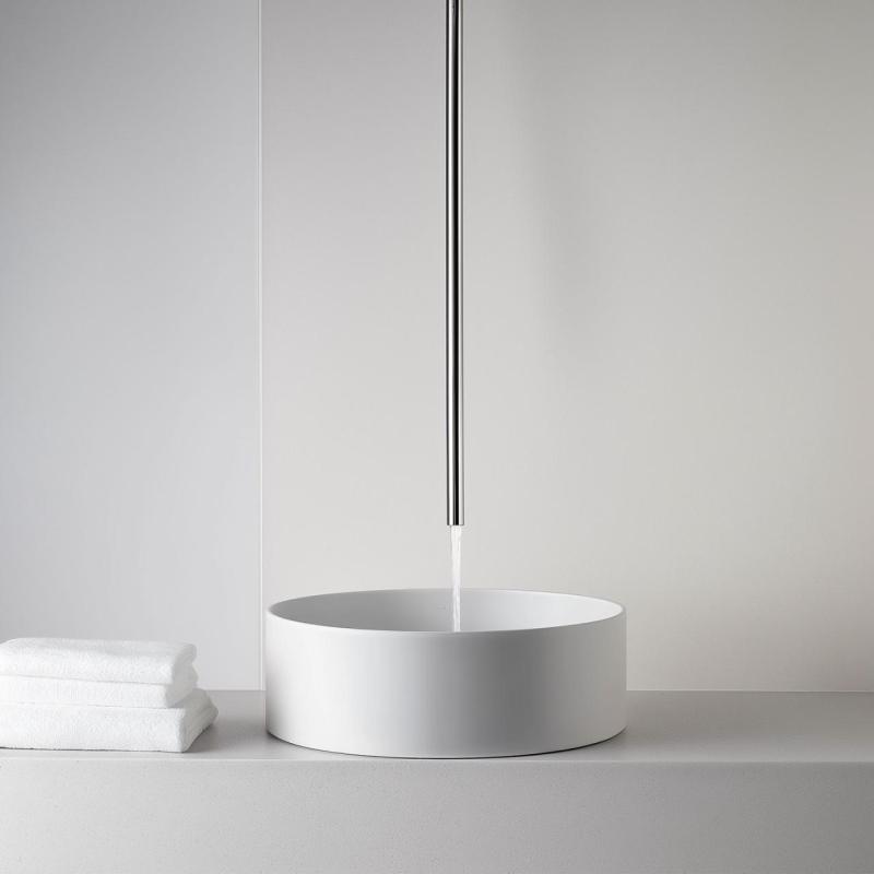 Waterevolution Flow stropno pipo za umivalnik v celoti iz nerjavečega jekla T1678IE