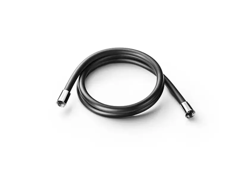 SB okrogel tuš set mat črna vgradnja popoln
