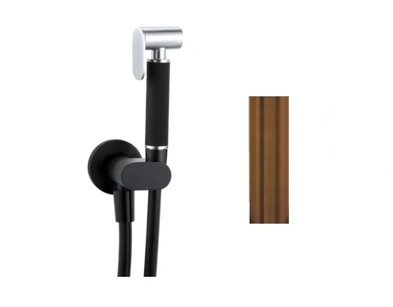 Waterevolution Flow Bidet handdouche set PVD brušena Baker T1626CPE