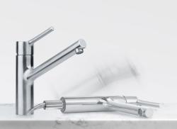 Franke Taros Neo masivna kuhinjska pipa iz nerjavečega jekla z vrtljivim izlivom inox 115.0596.320