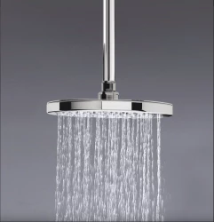Waterevolution Flow hoofddouche 250 mm met plafondaansluiting chroom T16422501