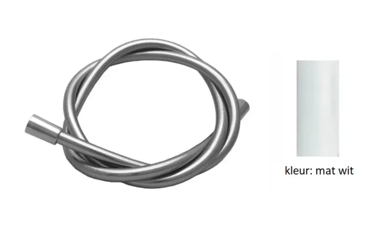 Waterevolution Flow tuš cev 1700 mm bela FLEX1BR