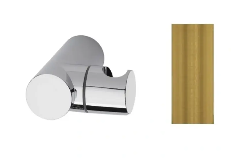 Waterevolution Flow nastavljiv nosilec za ročno prho brušena medenina T1623LE