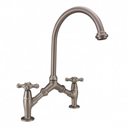 PB classic Nostalgische klassieke keukenkraan RVS met variabele hart afstand 2 gats 18-25cm 1208954353

PB classic Nostalgijska klasična kuhinjska pipa iz nerjavečega jekla z nastavljivo medo