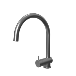 Waterevolution Flow kuhinjska pipa PVD Gun metal z izvlečno izlivno cevjo T155GME