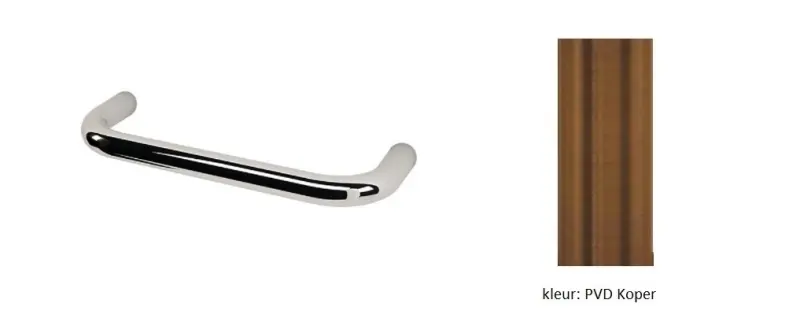 Waterevolution flow brisač držalo 17,5 cm PVD Brušeni baker A110CPE