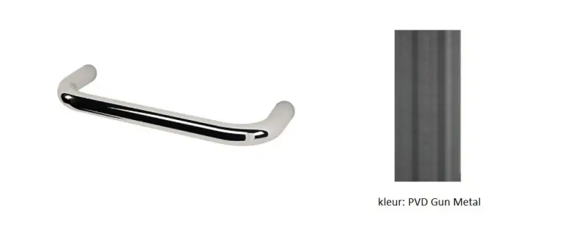 Waterevolution flow brisač držalo 17,5 cm PVD Gun Metal A110GME