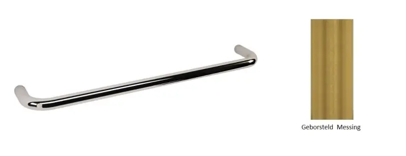 Waterevolution flow handdoekhouder 35 cm Geborsteld Messing A111LE