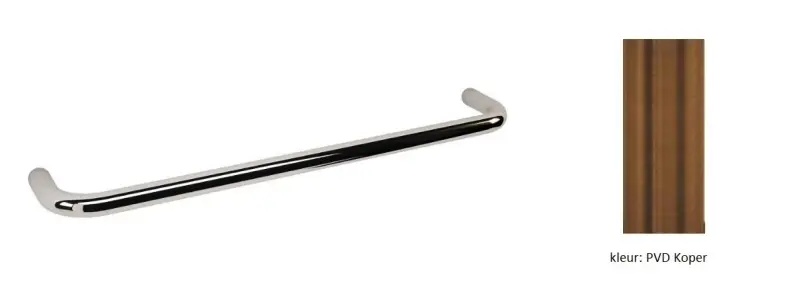 Waterevolution flow brisač 35 cm PVD brušen baker A111CPE