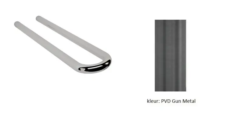 Waterevolution flow brisač nosilec PVD Gun Metal A115GME