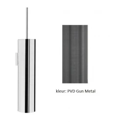 Waterevolution Flow wc-borstelset wand PVD Gun Metal A241GME