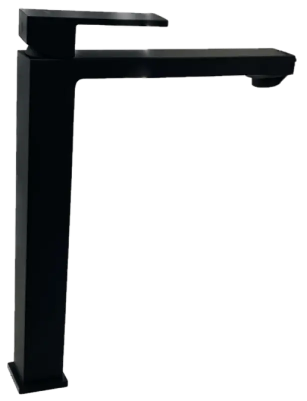 PB Kiki 1-luknjasta visoka armatura za umivalnike, mat črna