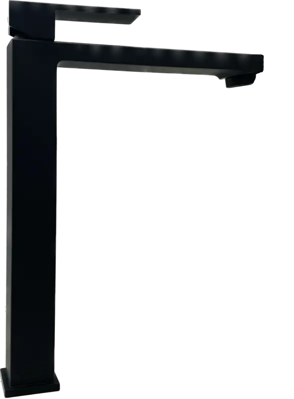PB Kiki 1-luknjasta visoka armatura za umivalnike, mat črna