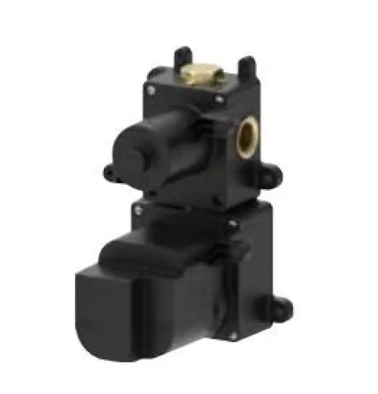 SB AESTHETICS Ronde Inbouw thermostaatkraan met 1 uitgang / stopkraan mat bela 1208954900