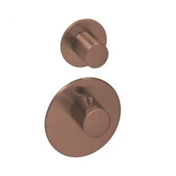 SB 316 AESTHETICS Ronde Inbouw thermostaatkraan met 2 uitgangen / stop-omstelkraan PVD baker krtačen 1208954907