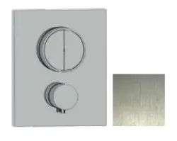 SB Push Square Vgrajeni termostatski ventil z gumbom za preklop in nastavljanjem volumna RVS 1208955123
