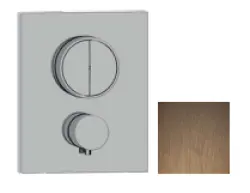 SB Push Square Vgradni termostatski ventil z gumbom za preklop in regulatorjem prostornine PVD baker 1208955128