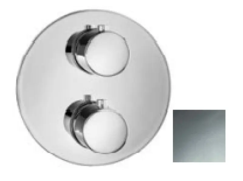 SB Universale Round Vgradni termostatski ventil z 2 izhodi krom 1208955162