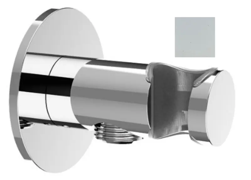 SB Rubinetterie Univerzalni ročni tuš nosilec s priključkom za vodo mat bela 1208955199