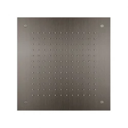 SB Square 316 Vgrajena deževna prha 38x38cm PVD gun metal 1208955329