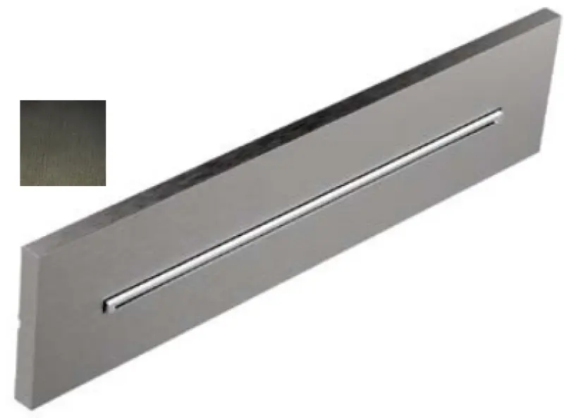 SB 316 Vodopadna izlivna cev za kopalno kad, vgradna, PVD gun metal 1208955341