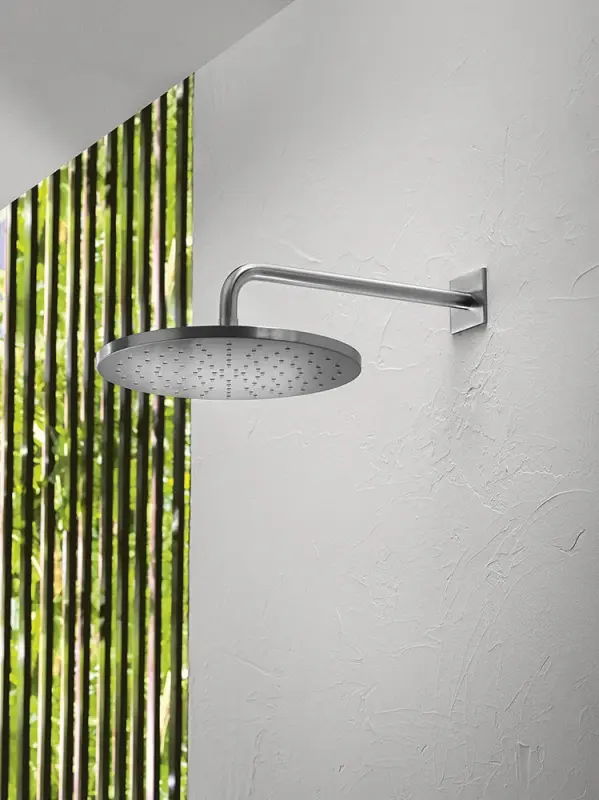 SB Round 316 Regendouche hoofddouche 25 cm PVD gun metal 1208955349