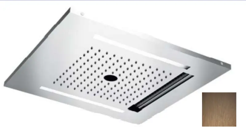 SB Wire-Twist vgradna deževna prha s kromoterapijo PVD Baker 1208955380